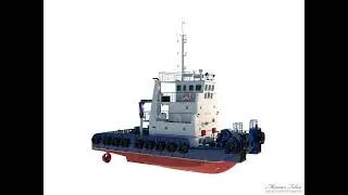 Tugboat Phoenix - turntable 3D