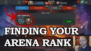 How to see Arena Rank | Marvel Contest of Champions