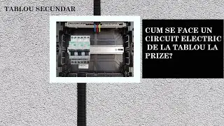 Cum se realizează un circuit electric de la tabloul la priză?