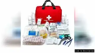 184pcs First Aid Kit, Multi-purpose Emergency Medical Supplies Portable Medical Bag, For Outdoor Hik
