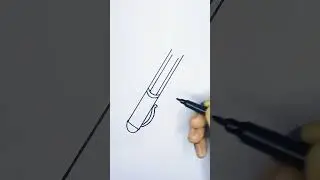 #pencildrawing How to draw pen | Easy Drawing Tutorial for kids #shorts