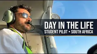 Cessna 172 Cockpit ASMR | Day in the Life Student Pilot (No Talking)