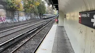 BMT Brighton Line: B Express and Q Local trains at Cortelyou Road (R46,R68/A,R211A