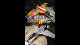 RC Plane Radjet Scratch build vs Kit. #rc #diy #radjet #build #vs #comparison #rcjet #speed #skills