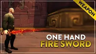 One-hand Fire Sword   World of Warcraft Battle for Azeroth