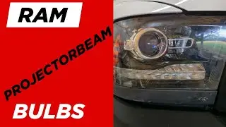 Замените лампы фар (проекционные) на вашем грузовике Ram.