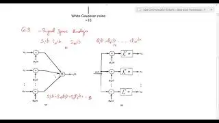 Vector model of AWGN channel| Response and Statistical Characterization Of The Correlator Outputs