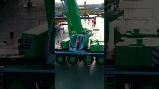 🏗️ Elevating Productivity with the Emerson - Liebherr 1110 5.2 ⚙️ #construction  #craneservices