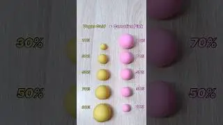 Gold-s Pink, Color Mixing #colormixing #asmr #colors #clay #art #satisfying #fyp #gold #pink