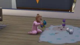 100 Dzieci Challenge w The Sims - Dopiero Drugie dziecko  a już cieżko.