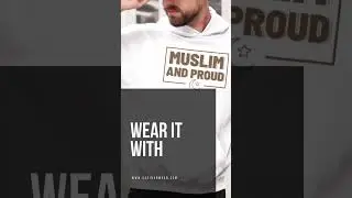 Proud and Muslim. Wear it.#muslimcontent #islamicwear #fashion #islamicfashion #muslimcreator