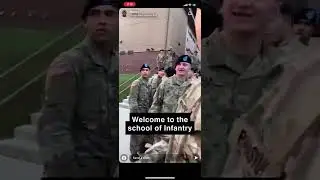 Army private gets grilled on family day by drill sgts