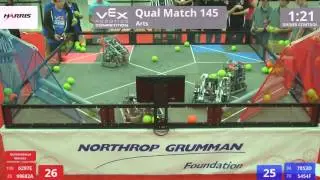 VEX Worlds 2016 - VRC High School - Arts - Qual 145 (6297E 99682A) 141 vs 181 (7853D 5454F)