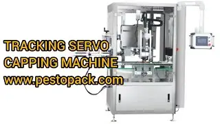 Automatic servo single head screw capping machine high speed tracking type capper for bottles