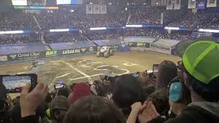 Megalodon Doing The Two Wheel Skills Challenge At The Allstate Arena In Rosemont, Illinois