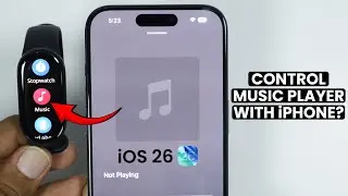 Can We Control Music Player in iPhone with Xiaomi Smart Band 10?