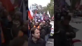 Massive Anti government protests in Prague#EU #Europe#inflation