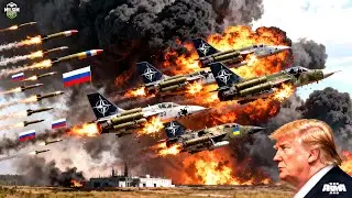 Сегодня! 128 американских истребителей обстреляли российские военные объекты, но посмотрите, что про