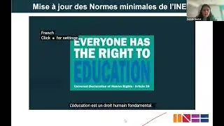 Normes minimales de l&rsquo;INEE, &eacute;dition 2024, session de questions/r&eacute;ponses