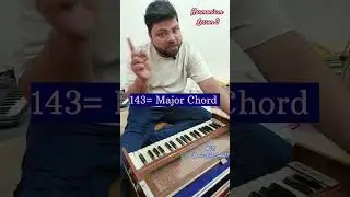 Harmonium/ Keyboard पर Major/Minor Chords कैसे लगाए?#harmoniumlesson #harmonium #trending