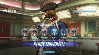 Overwatch - Soldier 1776 Skin Gameplay