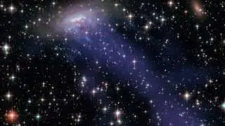 X-Ray Wind Strips Galaxy