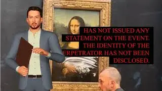 Mona Lisa attacked with cake by man dressed as a woman