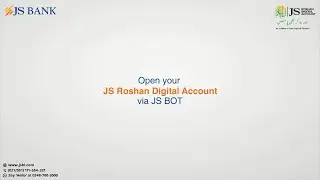 Now open your JS Roshan Digital Account Via JS Bot | English