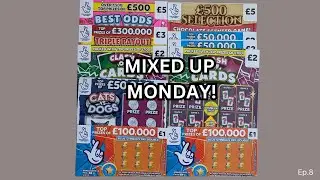 Mixed Up Monday Scratch Cards UK Lottery (Ep 8)