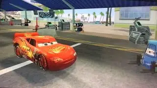 Cars The Video Game Pit Stop Minigame