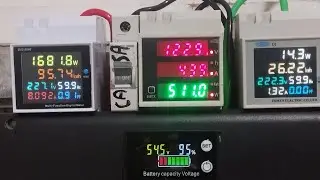 A rádio foi ligada 15:41 até às 20:30 na energia solar off grid