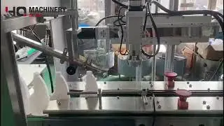 1 head position tracking bottle capping machine with lid feeder  #servocapper  #equipment