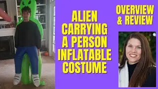 Alien Carrying Person Inflatable Costume - Product Review by Ryan & Gina