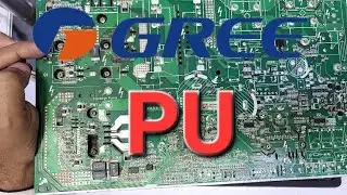 Gree Dc inverter ac PU error outdoor pcb Dc inverter ac outdoor pcb diagram and training center 