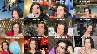 zodiac signs giving DATING ADVICE 💘