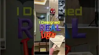 Gaming Room Ideas | I Built Custom Superhero Room Decals! #gamingroom #marvel #mancave