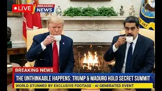 Relaxing Coffee Break with Trump & Maduro - 1.5 Hour AI Ambience