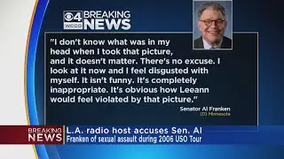 L.A. Anchor Accuses Sen. Franken Of Groping, Kissing Without Consent