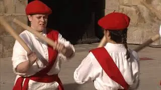 Antzuolako alardea  2017 03 Makila txiki dantza