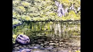 How to Paint Water Reflections in Acrylic/Oil