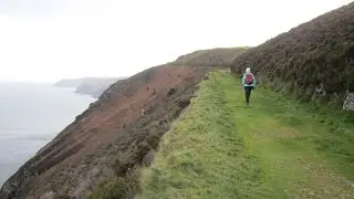 Hunters Inn Woody Bay Walk, Exmoor National Park Walks, North Devon Walks, England UK