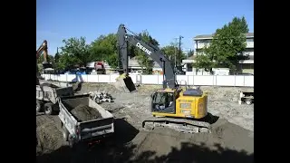 Case X350D Excavator with real sound. MEGA MACHINES IN CONSTRUCTION! Episode 2