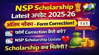 Nsp Scholarship Latest Update 2025 26 Scholarship Amount | Nsp Scholarship Latest Update Uttarakhand