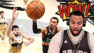 WEMBY TOOK IT PERSONALLY!(He got blocked?!) 😤 Spurs vs Wizards Highlights Reaction
