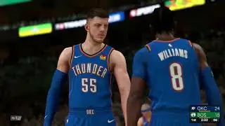 NBA After Trade Deadline Thunder @ Celtics NBA 2K24 REBUILD UPDATE 2025