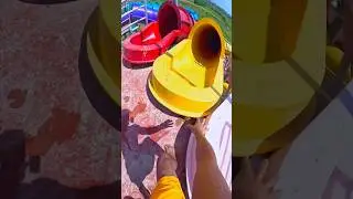 Bella ciao parkour największa zjeżdżalnia wodna POV