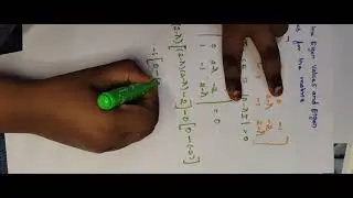 Eigen values and Eigen vectors 1 