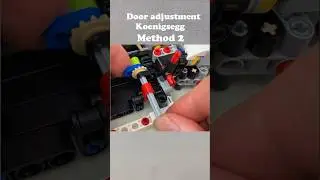 Второй Способ Регулировки двери Koenigsegg LEGO 42184