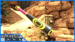 Using The Smash Bros. HOME RUN BAT In Blade And Sorcery VR!