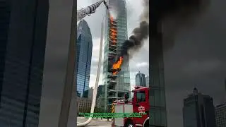 Drone Firefighting: High-Rise Water Rescue